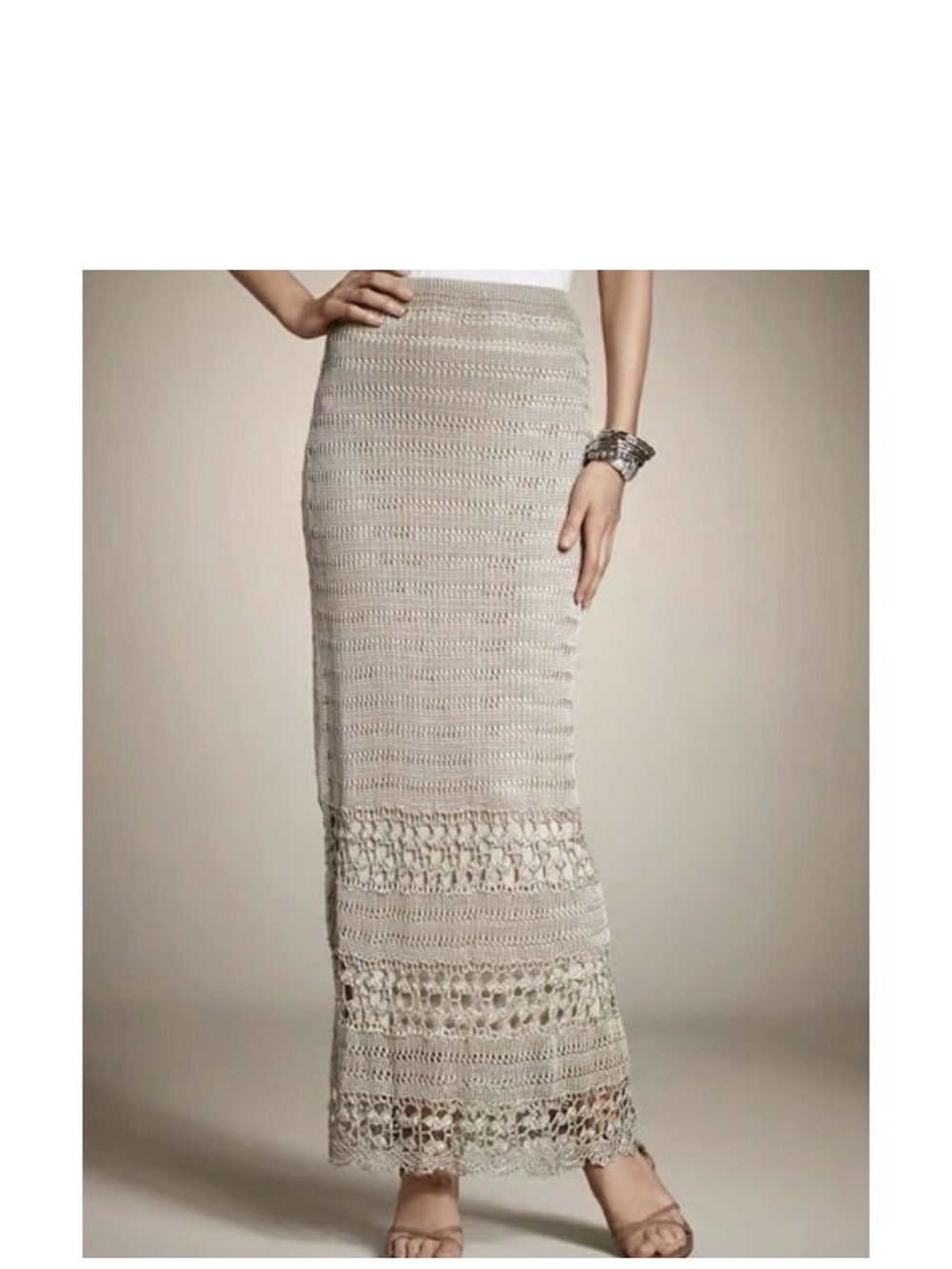 CHICOS CROCHET SKIRT🌺
